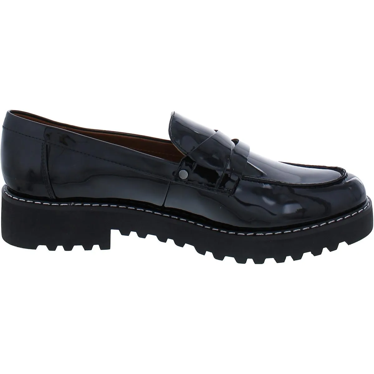 Cassandra Womens Slip On Flat Loafers