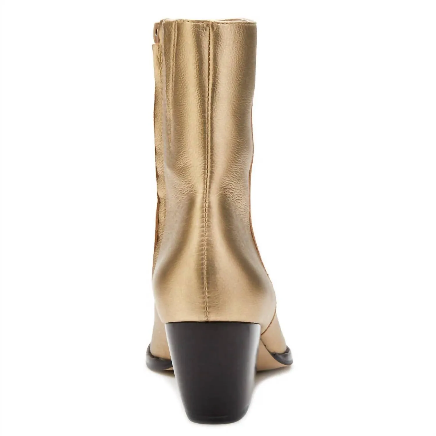 Caty Ankle Boot In Gold