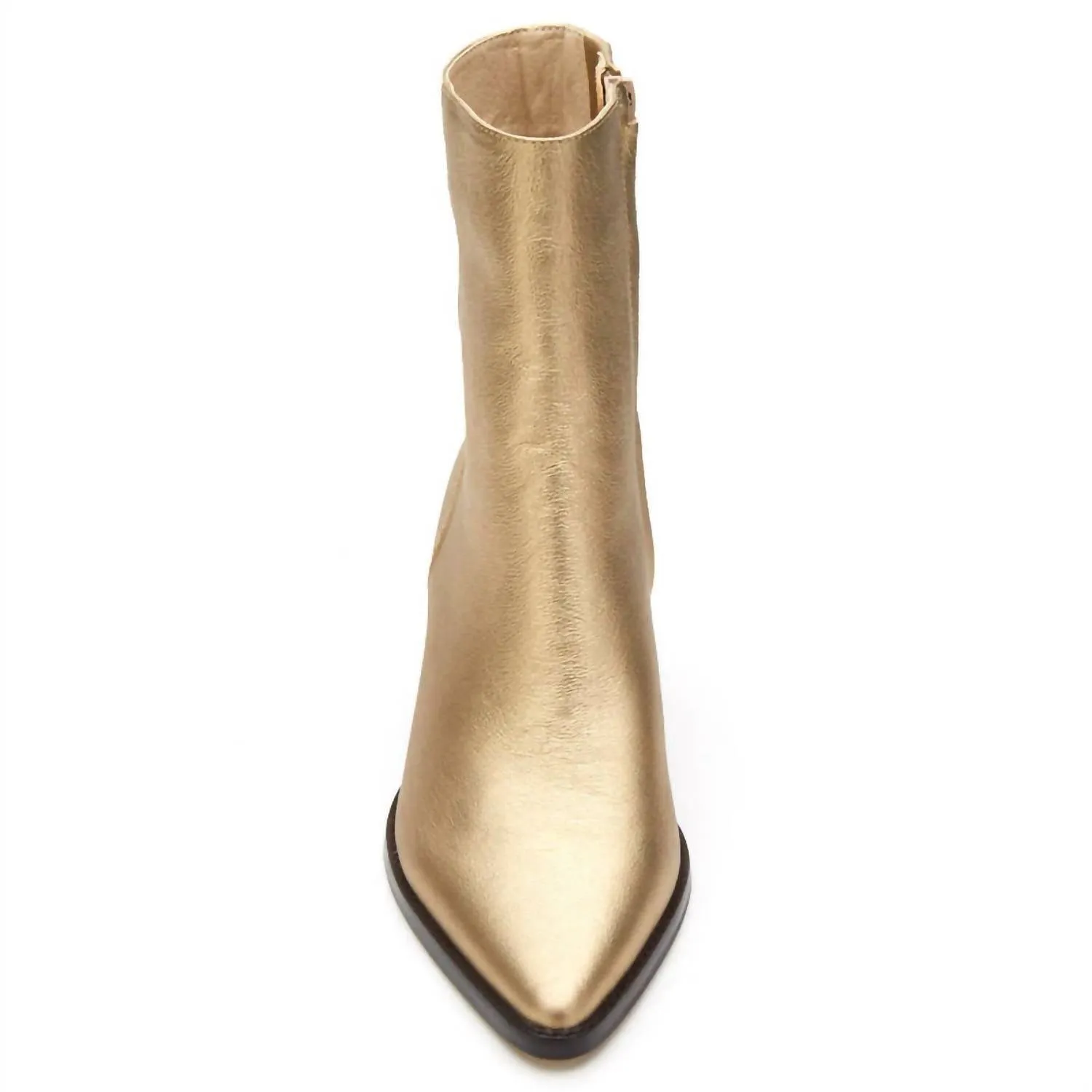 Caty Ankle Boot In Gold
