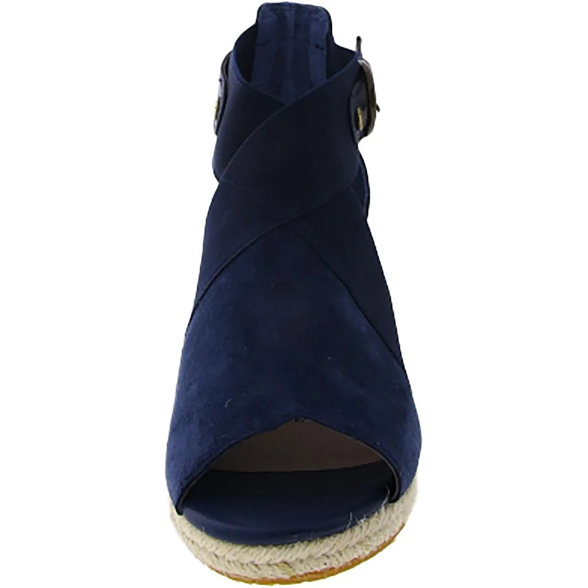 CHARISMA Womens Faux Suede Open Toe Wedge Sandals