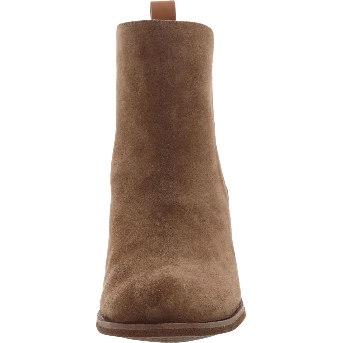 Clint Western Womens Solid Suede Booties