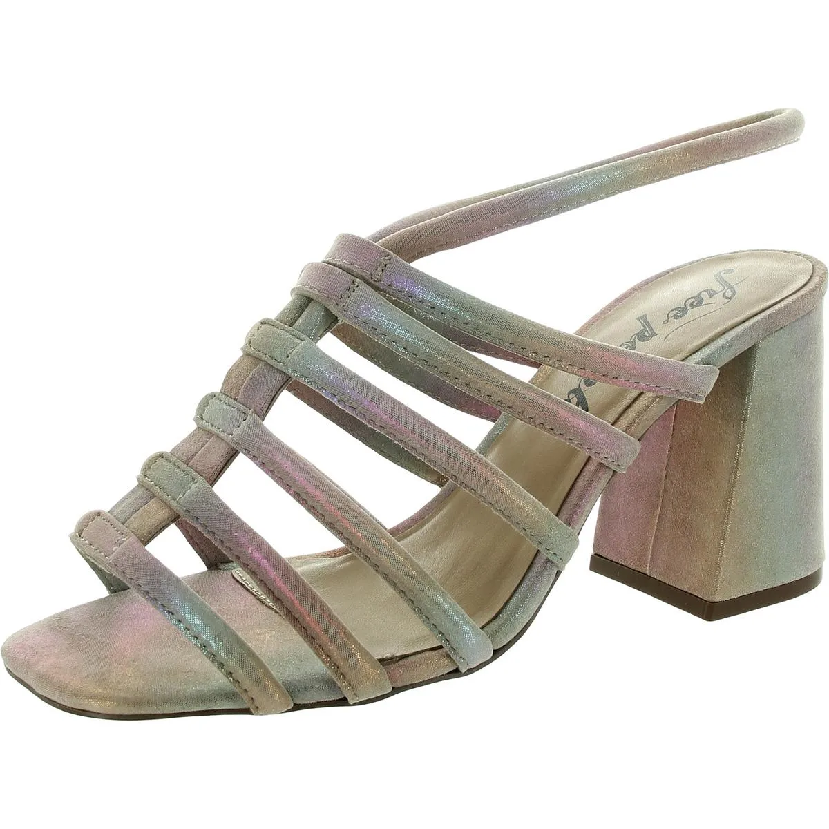 Colette Womens Leather Boho Slingback Sandals