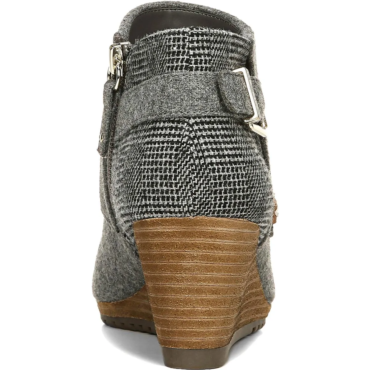 Create Womens Faux Suede Wedges Booties