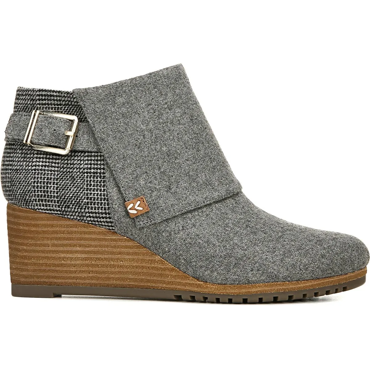 Create Womens Faux Suede Wedges Booties