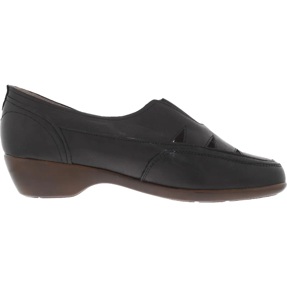Daisie Womens Leather Slip-On Loafers