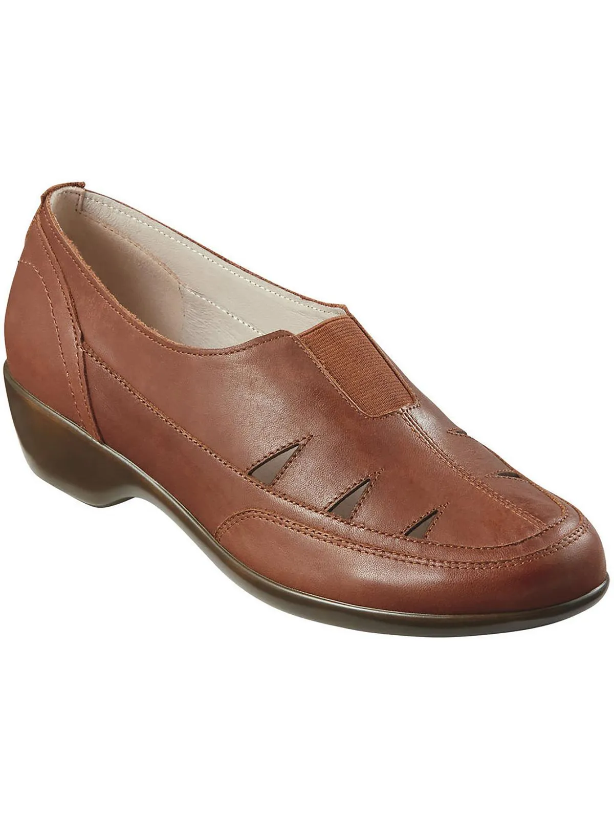 Daisie Womens Leather Slip-On Loafers