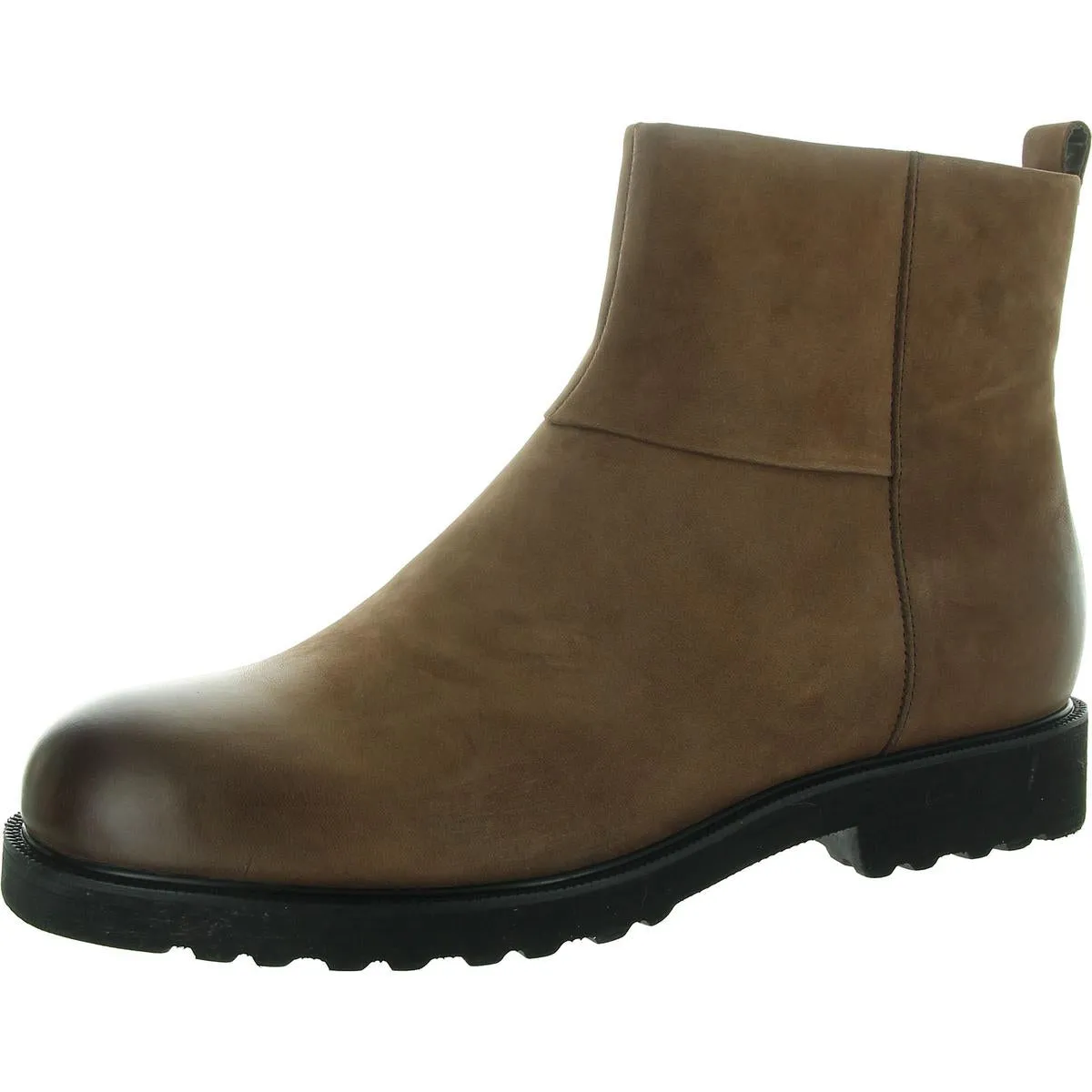 Damila Womens Zipper Leather Booties
