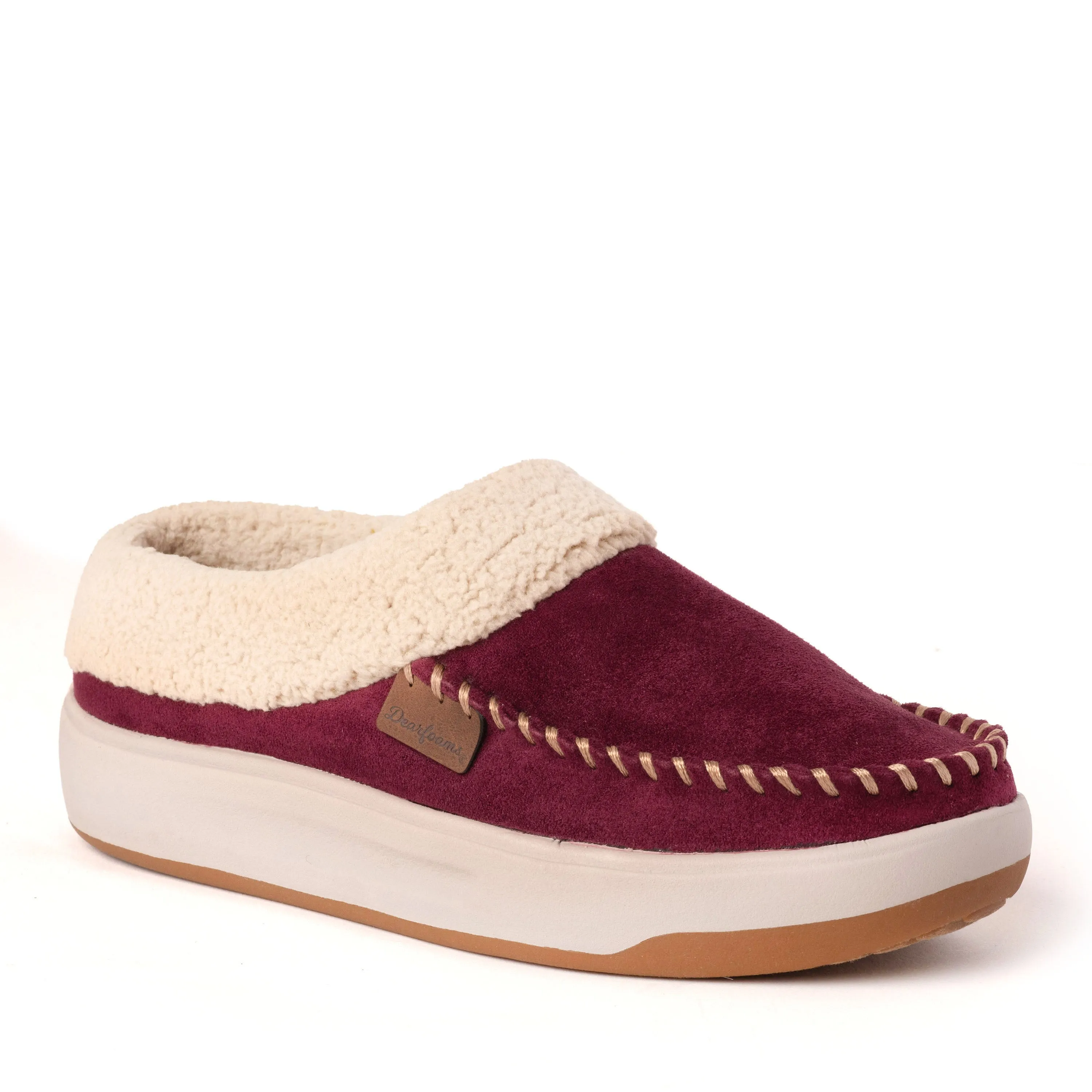Dearfoams Women's Maple Water-Resistant Energy Return Moc Toe Clog