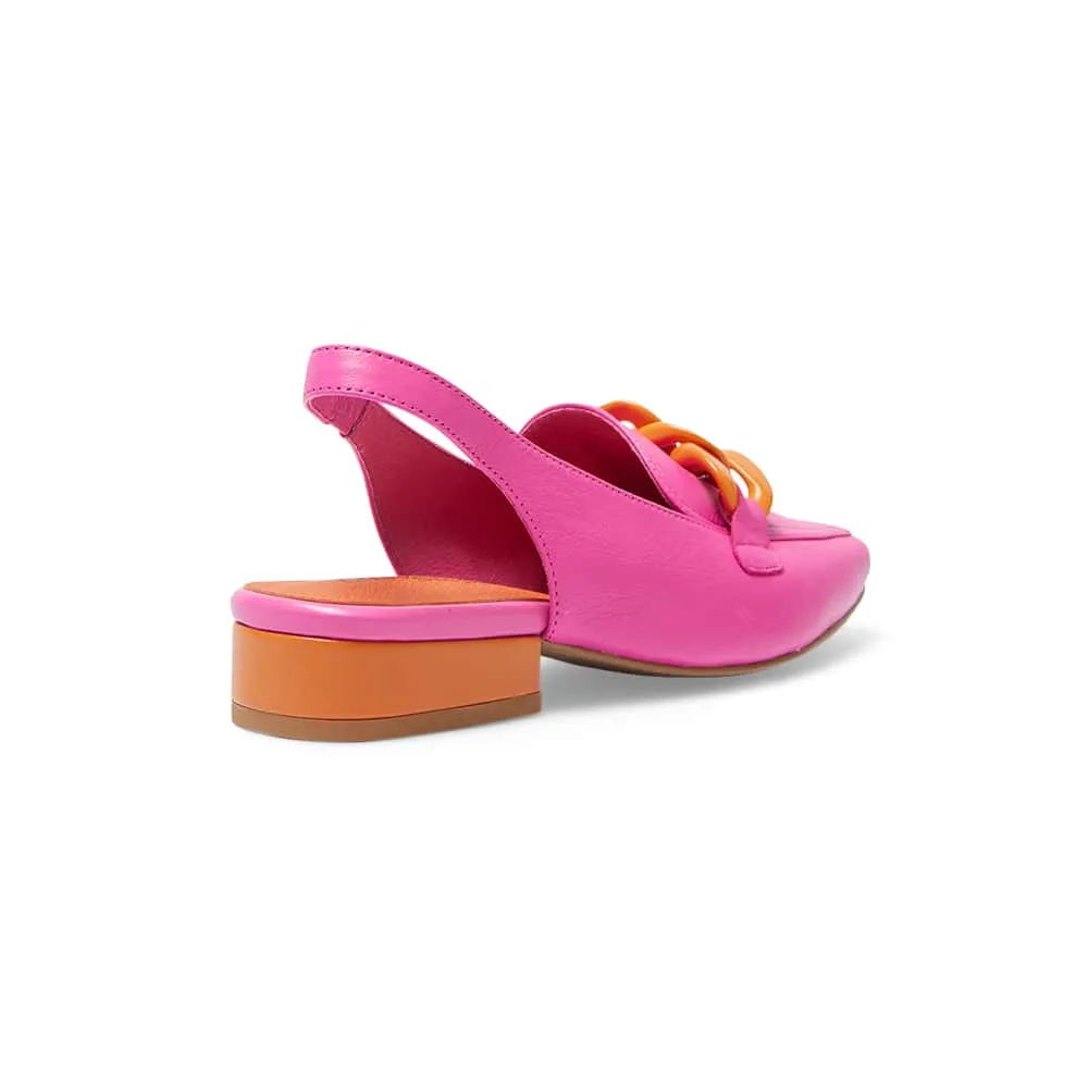 Domino Loafer in Pink/orange Multi Leather