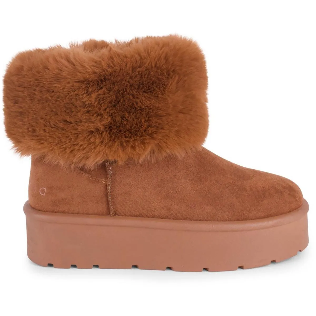 Donut Womens Faux Fur Booties