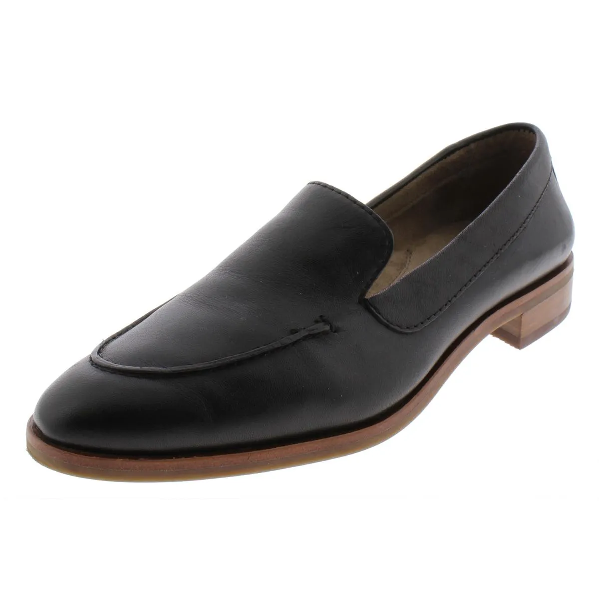 East Side Womens Leather Slip On Loafers