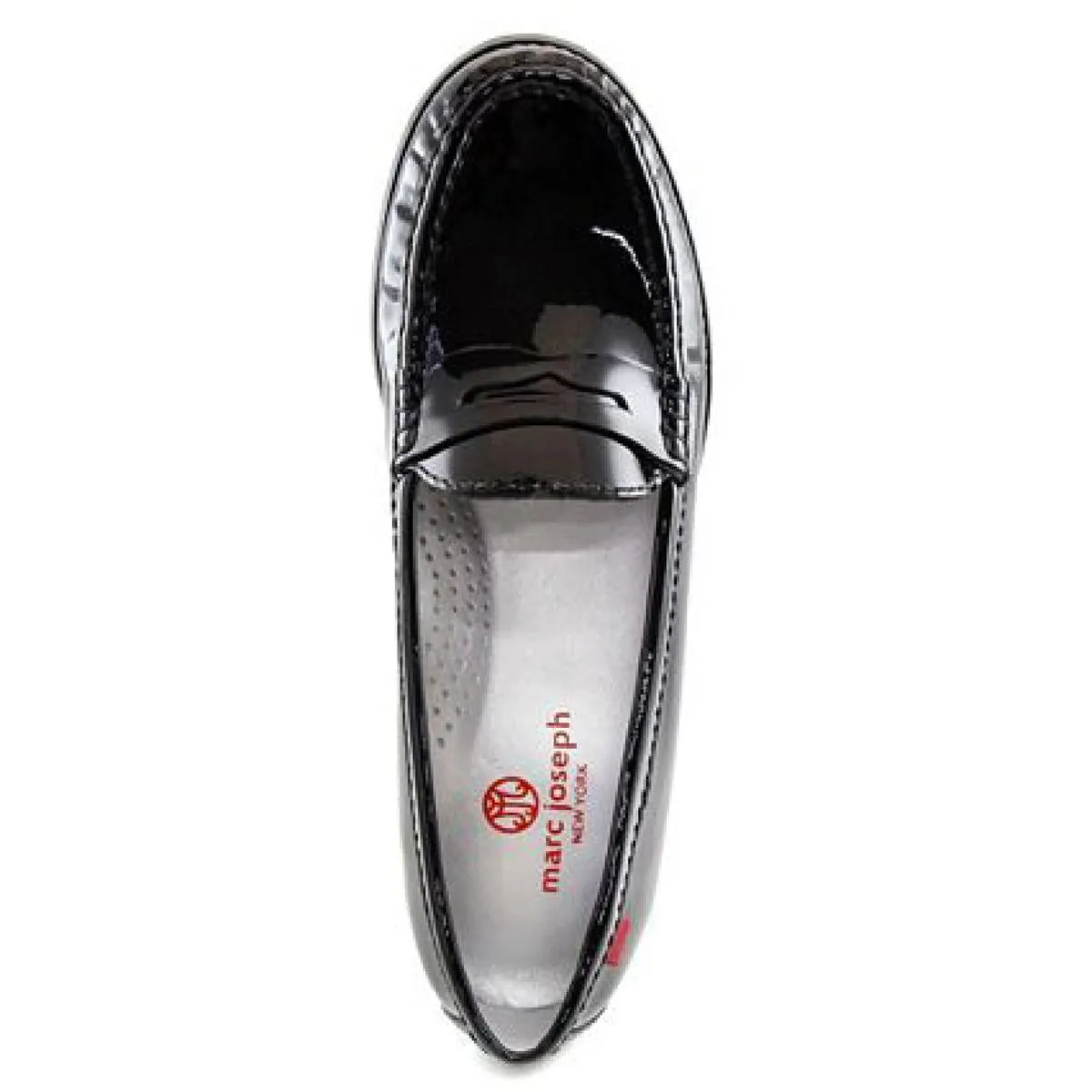 East Village Womens Padded Insole Slip On Penny Loafers