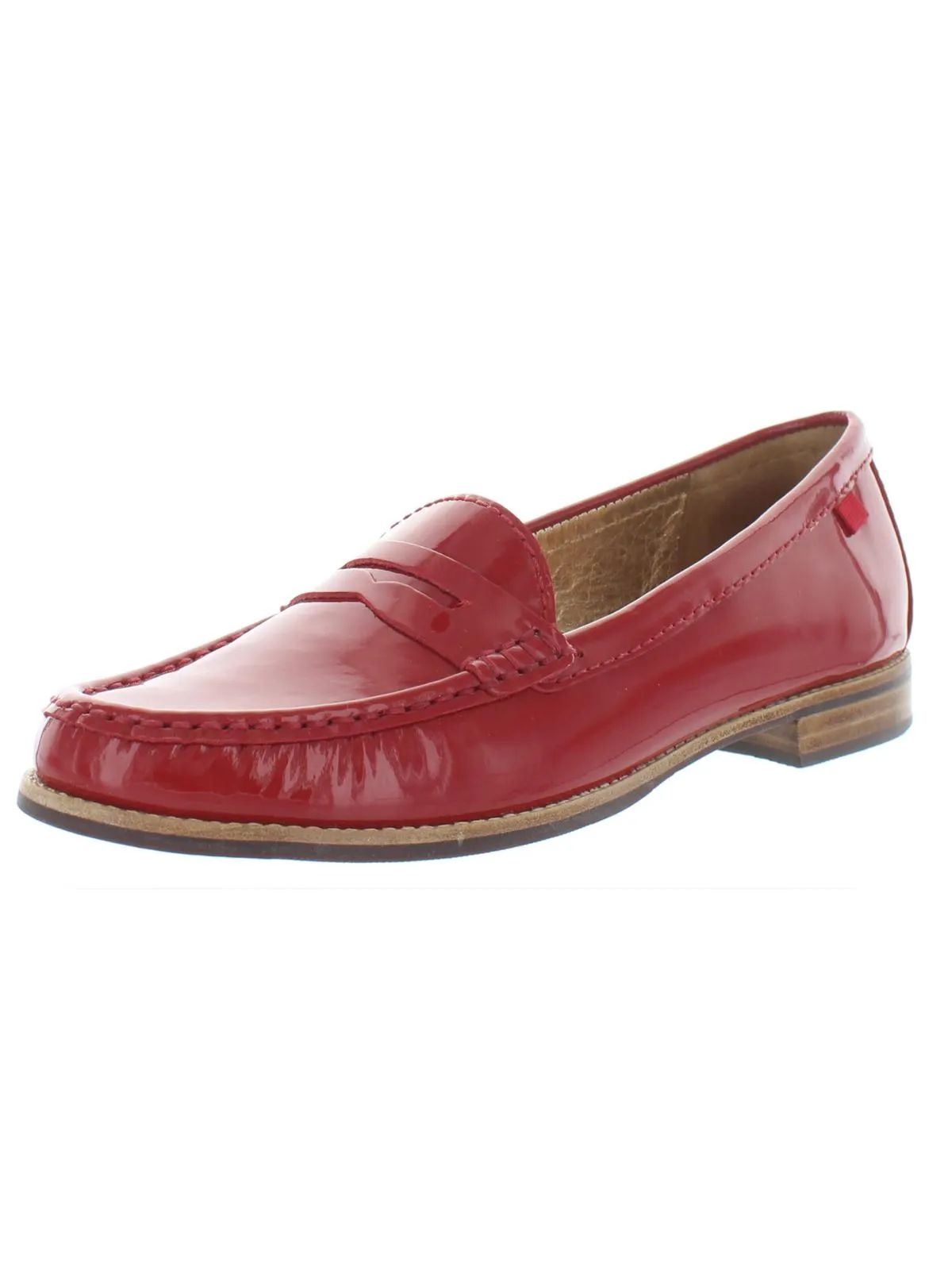 East Village Womens Padded Insole Slip On Penny Loafers