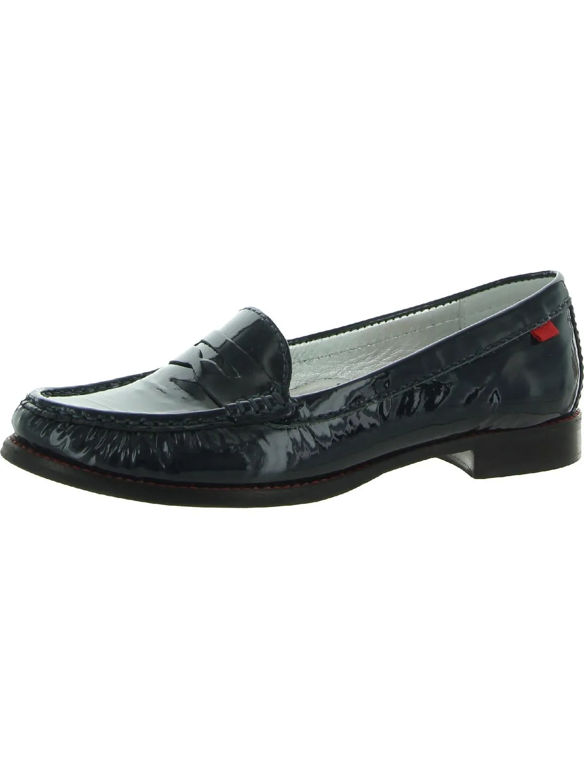 East Village Womens Padded Insole Slip On Penny Loafers