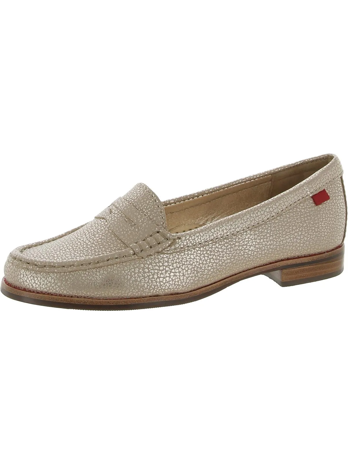 East Village Womens Padded Insole Slip On Penny Loafers