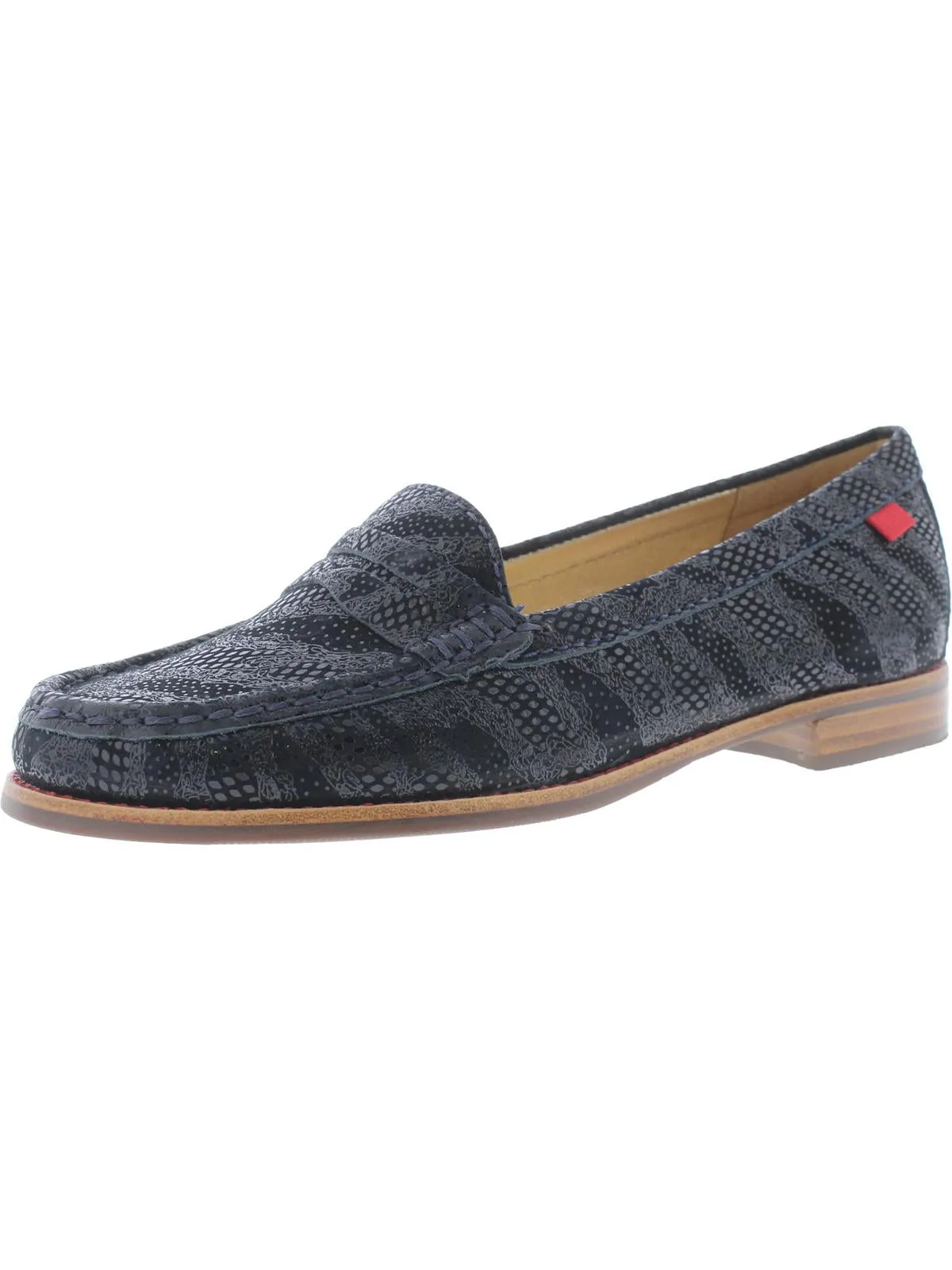 East Village Womens Padded Insole Slip On Penny Loafers