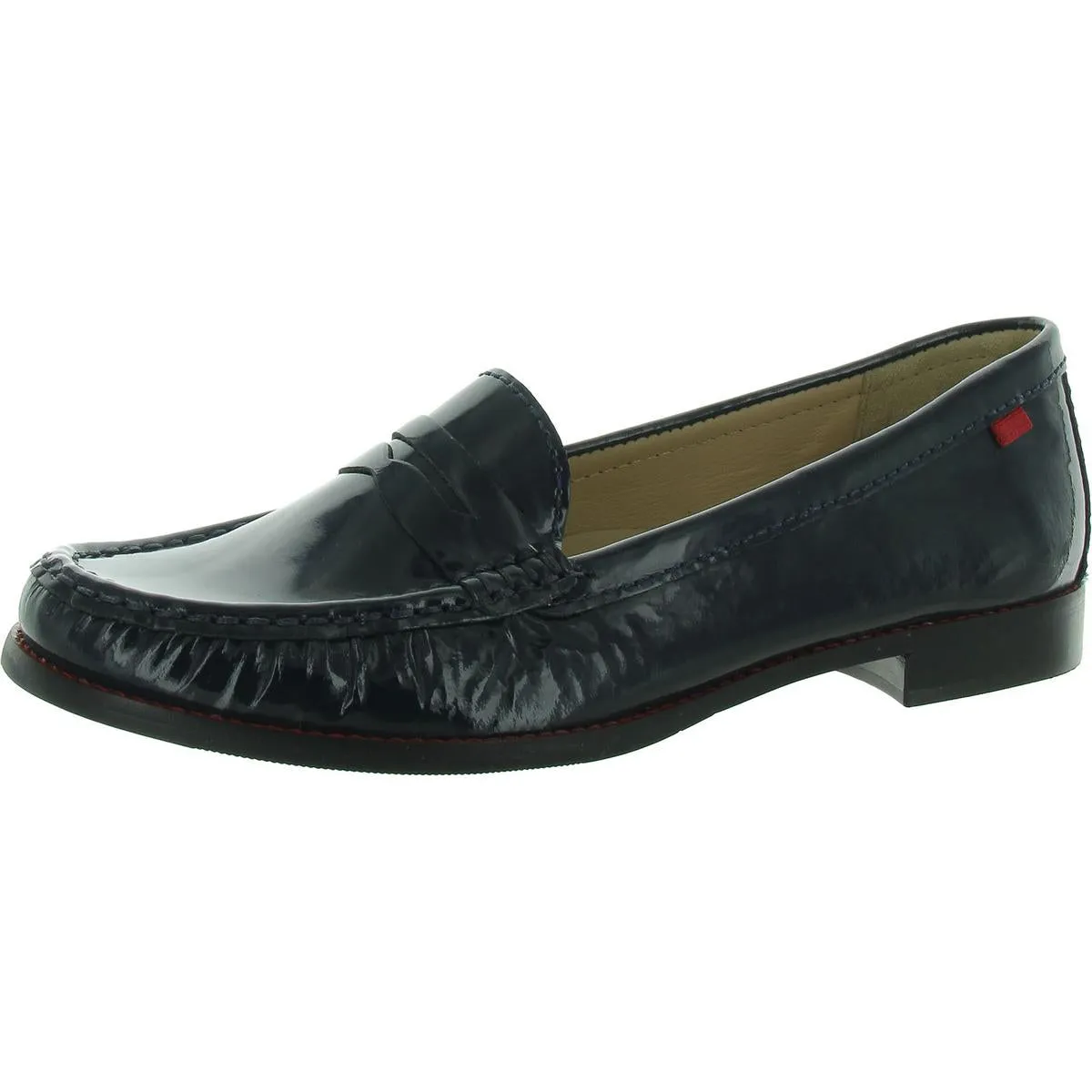 East Village Womens Padded Insole Slip On Penny Loafers