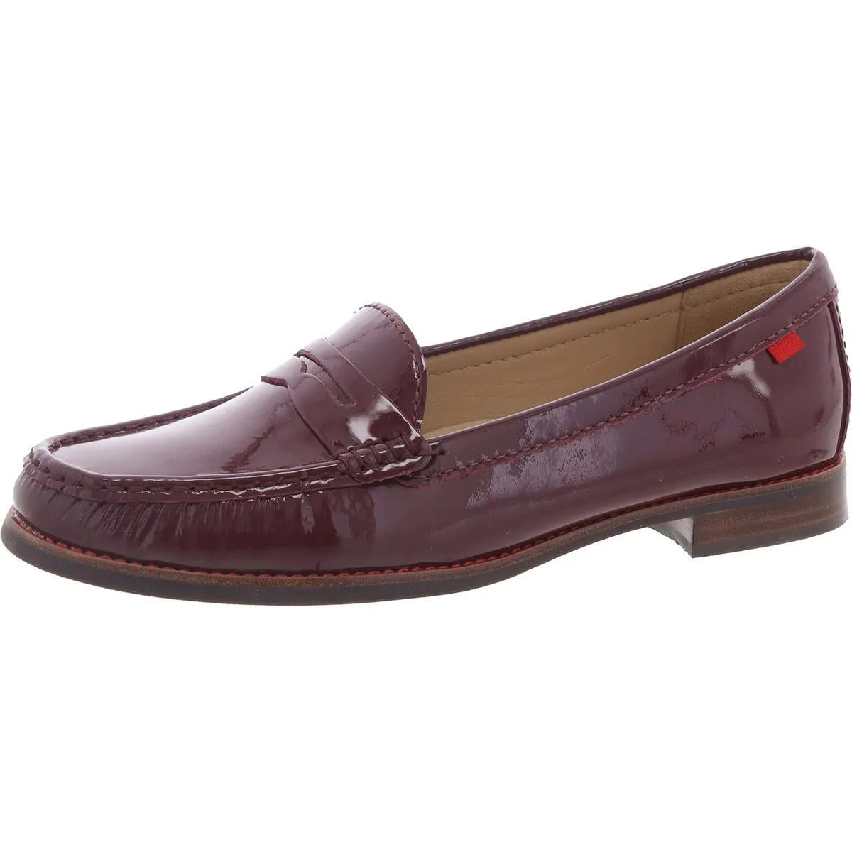 East Village Womens Padded Insole Slip On Penny Loafers