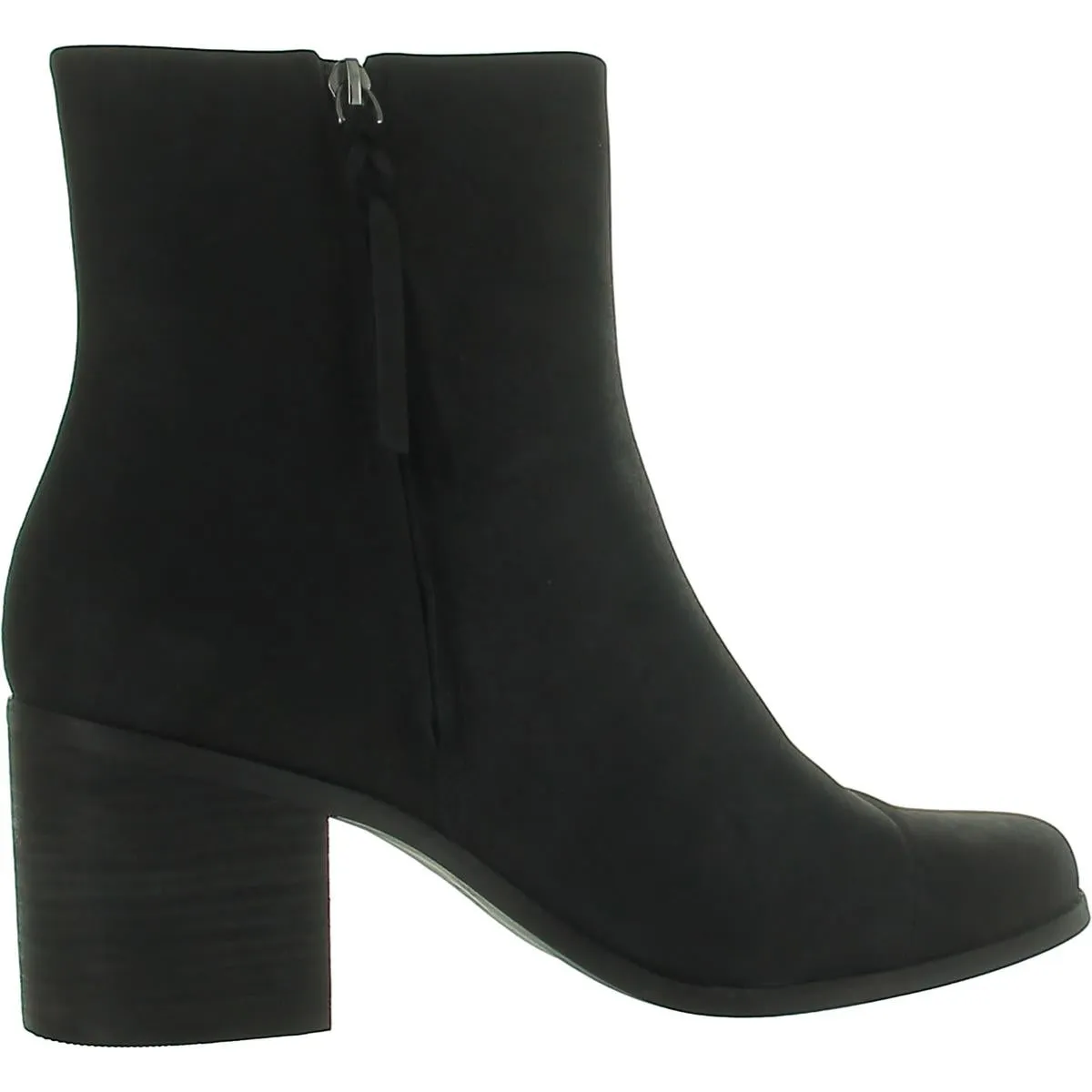 Evelyn Womens Suede Round Toe Ankle Boots