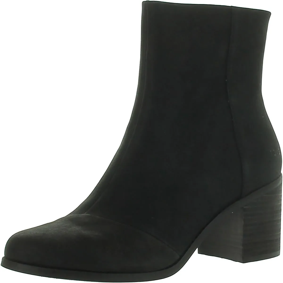Evelyn Womens Suede Round Toe Ankle Boots