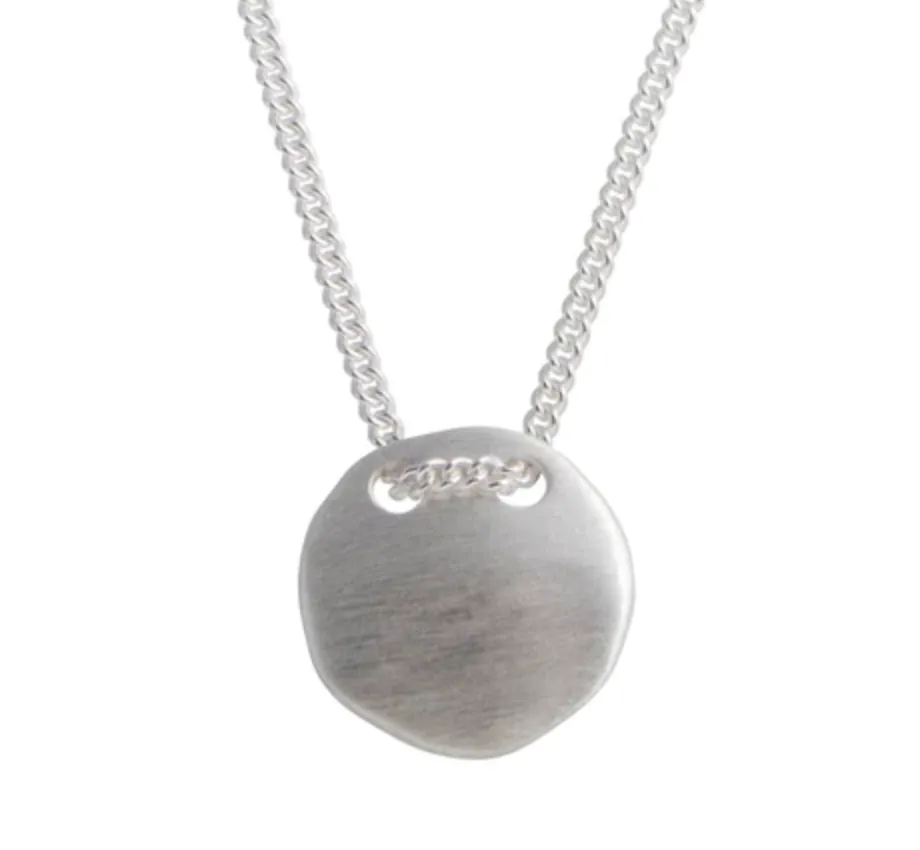 Fairley Tag Necklace Silver