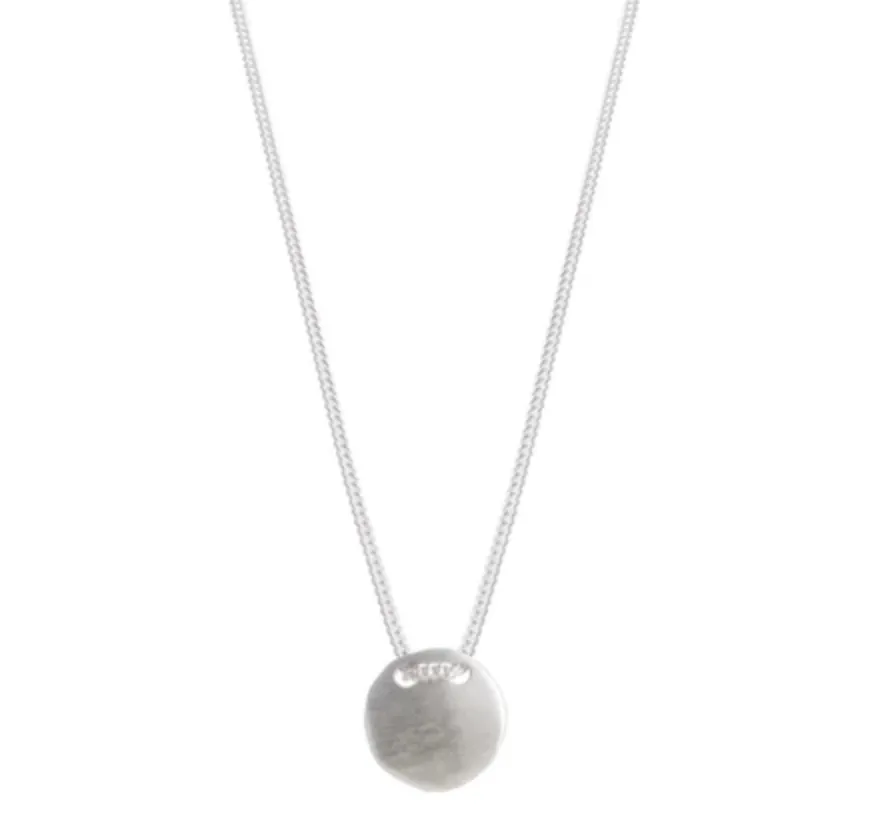 Fairley Tag Necklace Silver