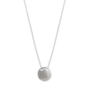 Fairley Tag Necklace Silver