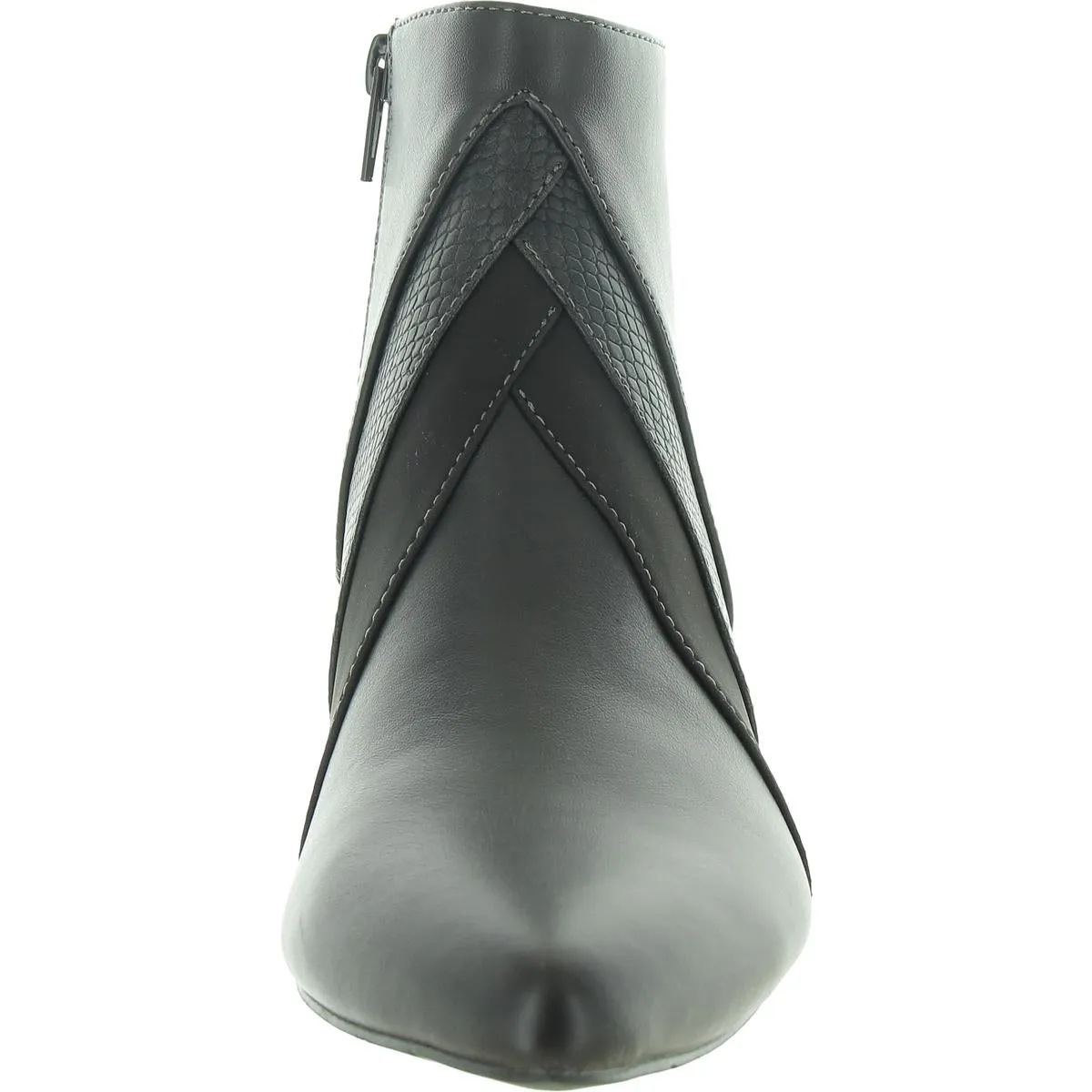 Falcon Womens Zip Up Pointed Toe Booties