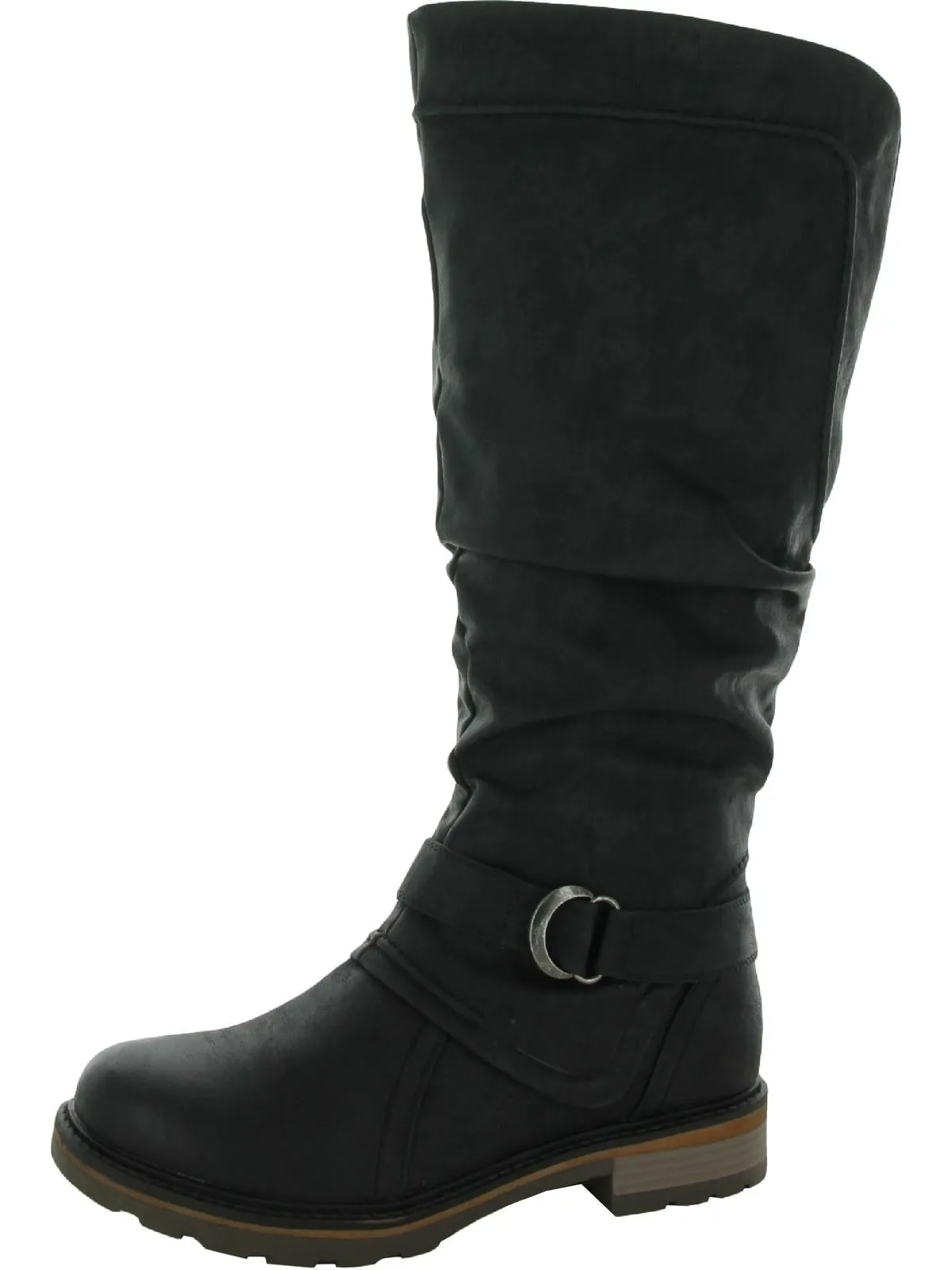 Fiona 3 Womens Faux Leather Tall Knee-High Boots