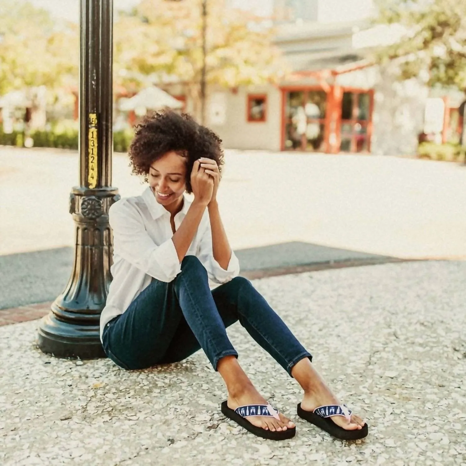 Flip Flop Sandals In Rose All Day