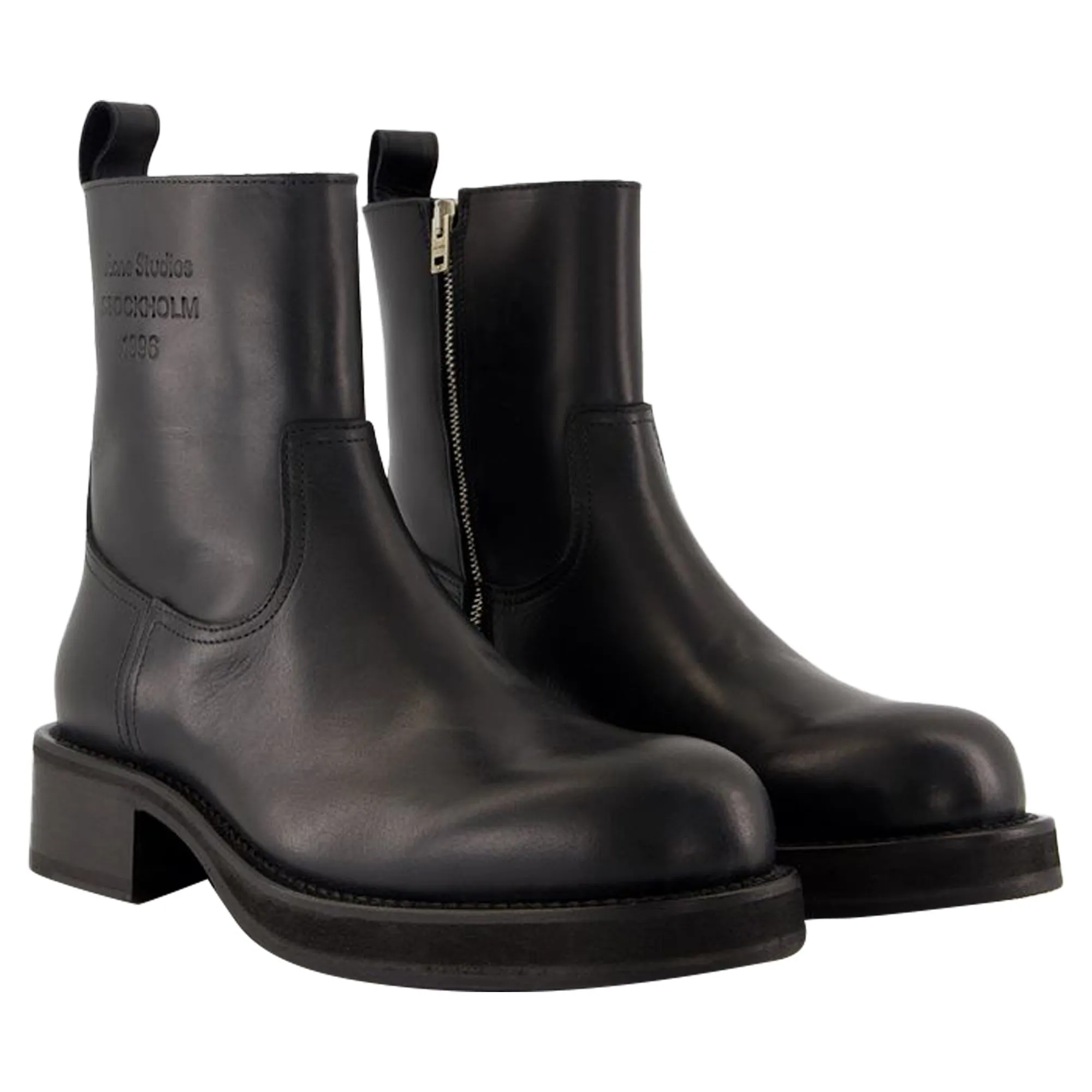 Fn Mn Shoe000280 Ankle Boots - Acne Studios - Leather - Black