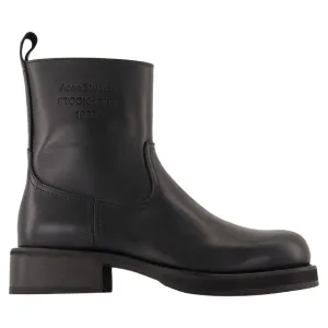Fn Mn Shoe000280 Ankle Boots - Acne Studios - Leather - Black