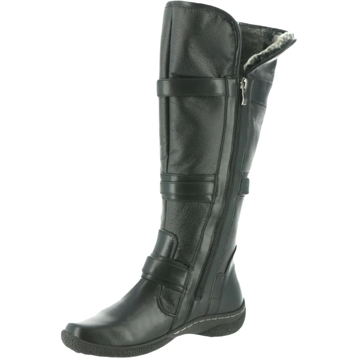 Gabrielle 2 Womens Faux Leather Knee-High Winter & Snow Boots