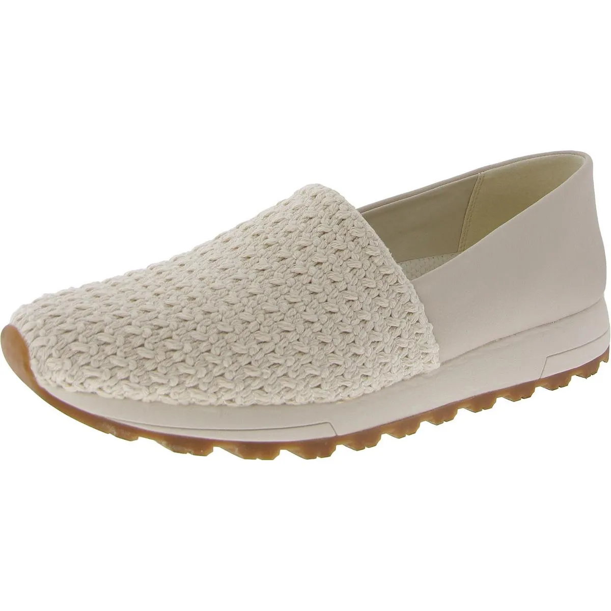 Gennie Womens Faux Leather Slip-On Loafers