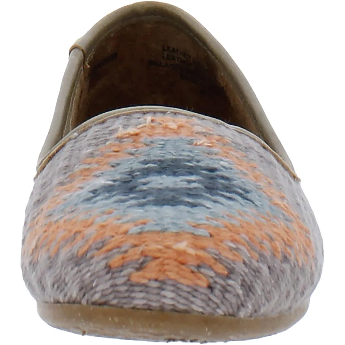 Giselle Womens Woven Slip On Loafers