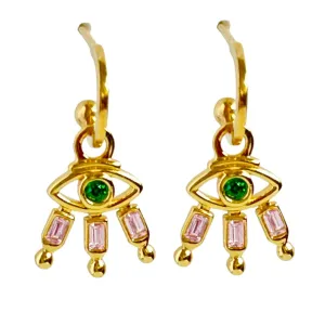 Gold Sister Hello Goodbye Earrings Gold
