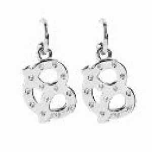 Gold Sister Sweetheart Lover Earrings Silver