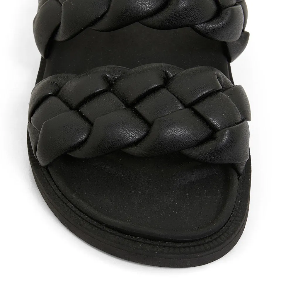 Gossip Slide in Black Smooth