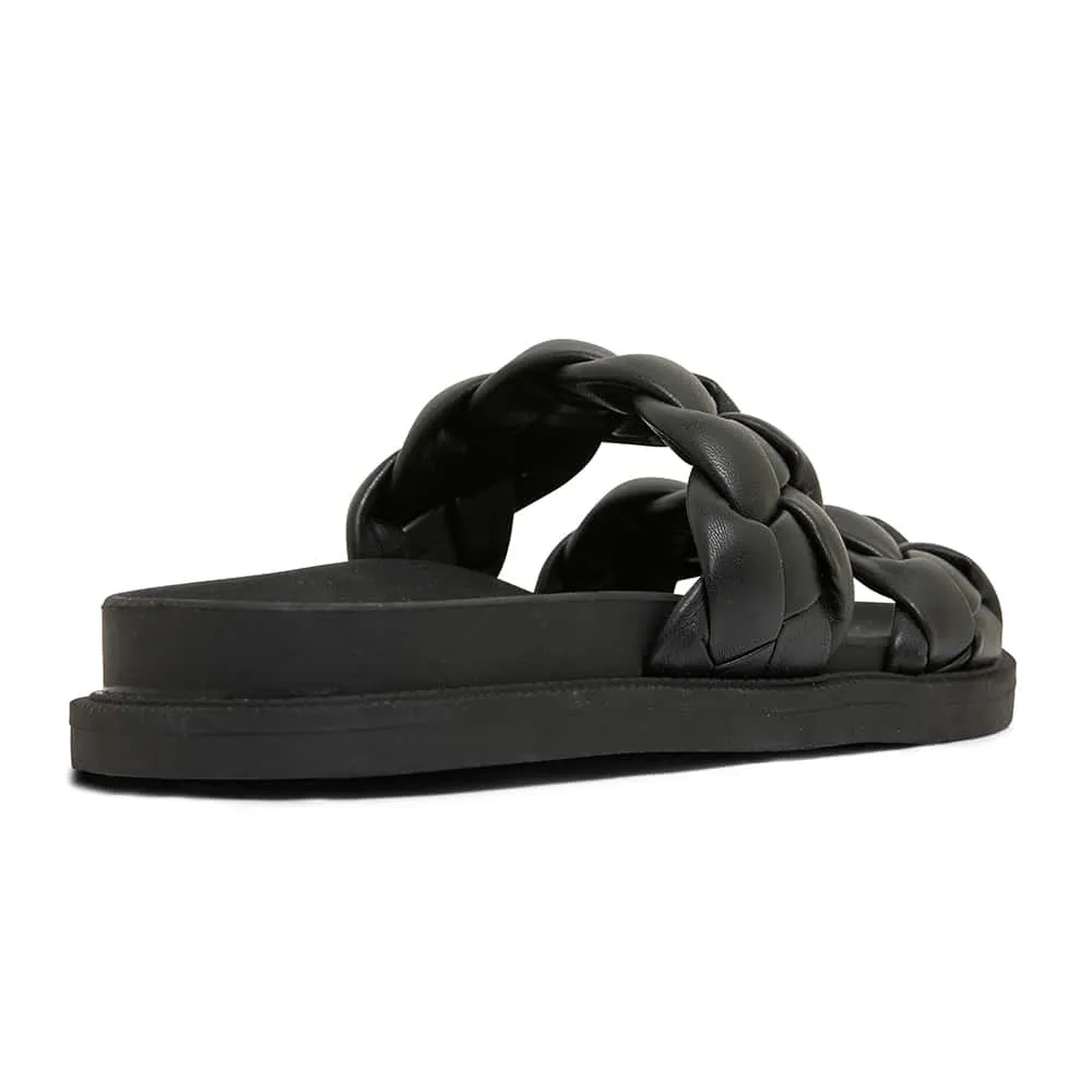 Gossip Slide in Black Smooth