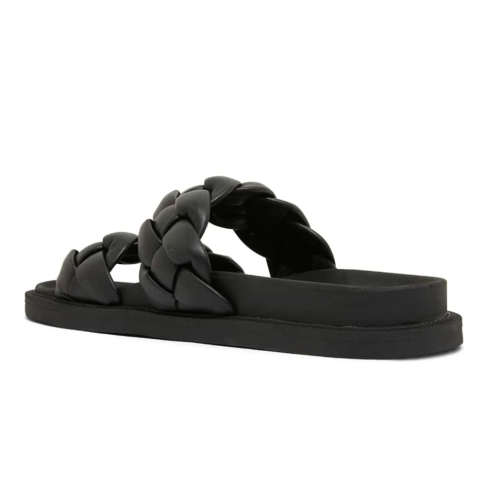 Gossip Slide in Black Smooth