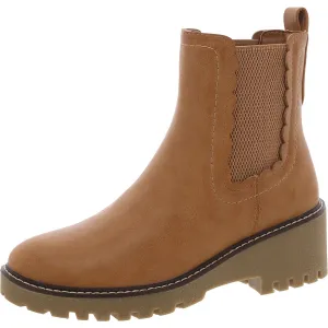 GS1492401 Womens Laceless Leather Chelsea Boots