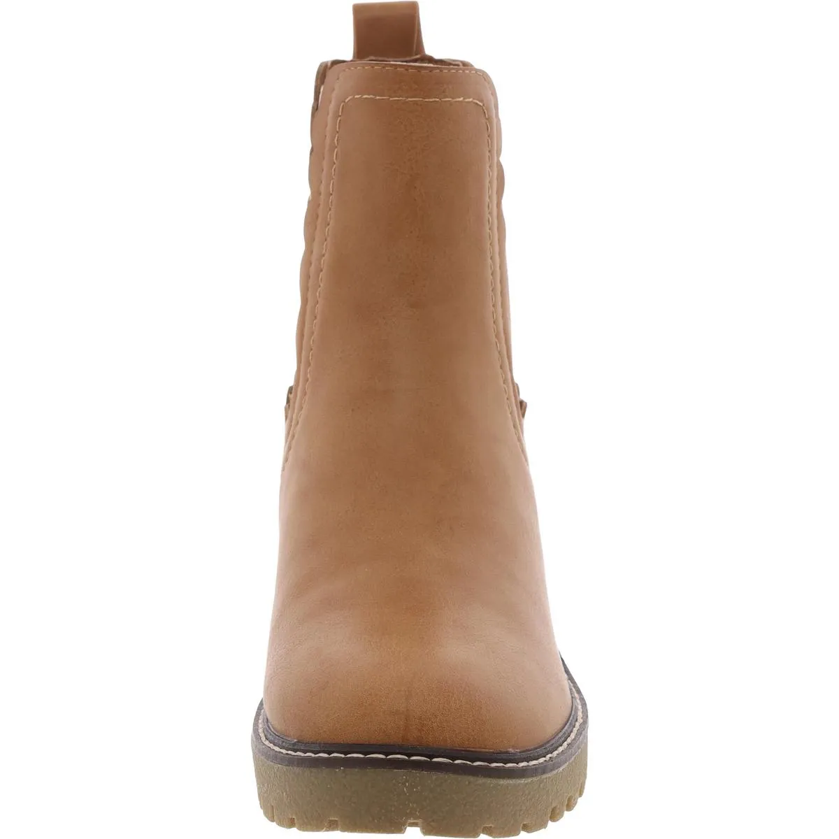 GS1492401 Womens Laceless Leather Chelsea Boots