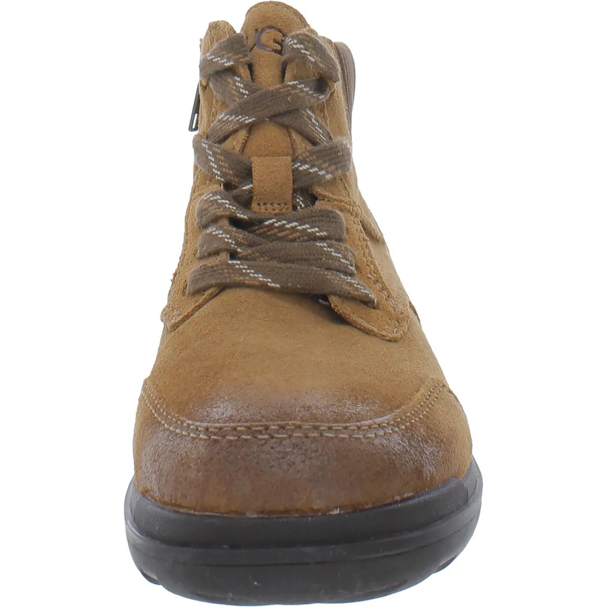 Hapsburg Womens Suede Zipper Booties