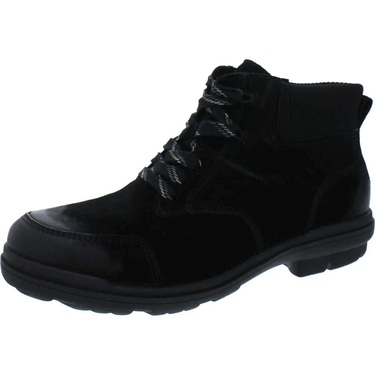 Hapsburg Womens Suede Zipper Booties