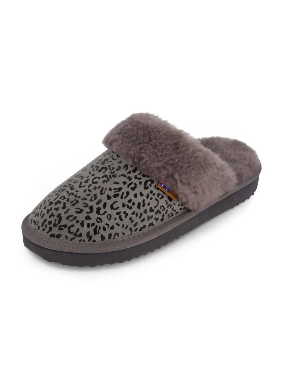 Harper Womens Faux Fur Lined Shearling Mule Slippers