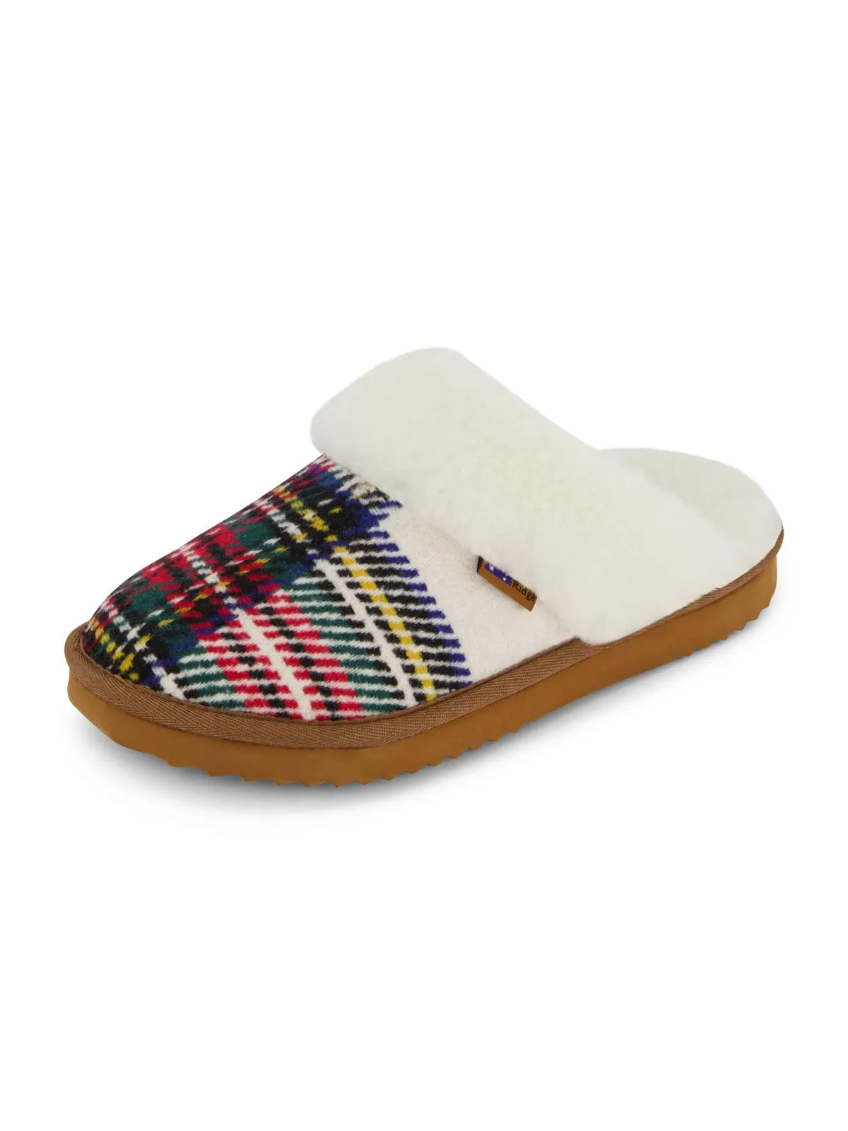 Harper Womens Faux Fur Lined Shearling Mule Slippers