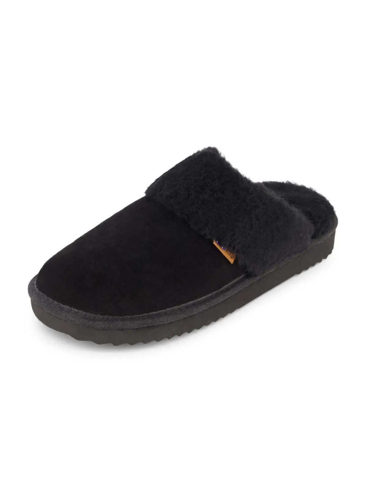 Harper Womens Faux Fur Lined Shearling Mule Slippers