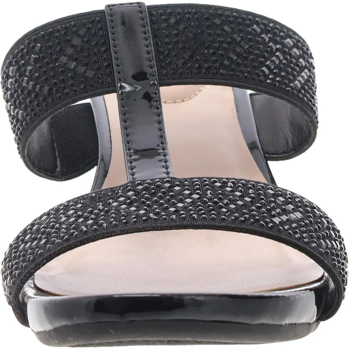 I Luv It 2 Womens Slip On Wedges T-Strap Sandals