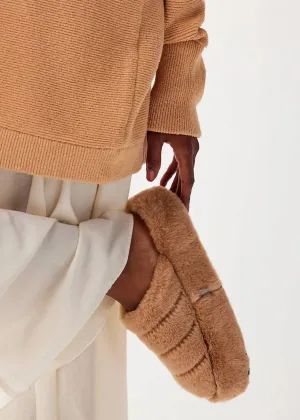 ItS A Vibe Platform Slipper In Taupe