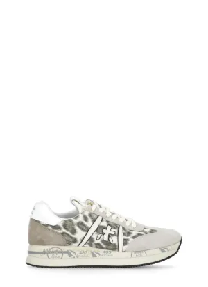 Ivory Premiata Leather Sneakers